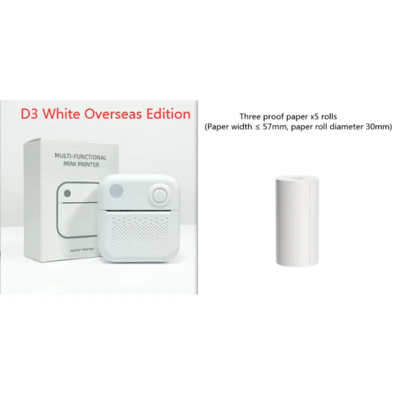 Mini Label Printer Student Pocket Portable Printer