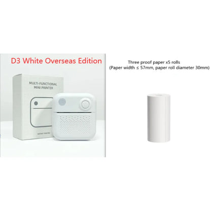 Mini Label Printer Student Pocket Portable Printer