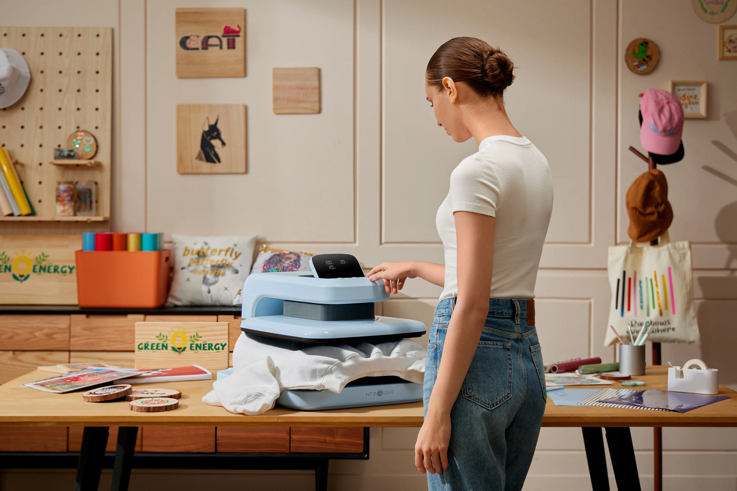 HTVRONT Auto Heat Press 2 -Heat Press Machine Heats Up Fast and Evenly 15x15 for T Shirts HTV, Sublimation, Heat Press Projects