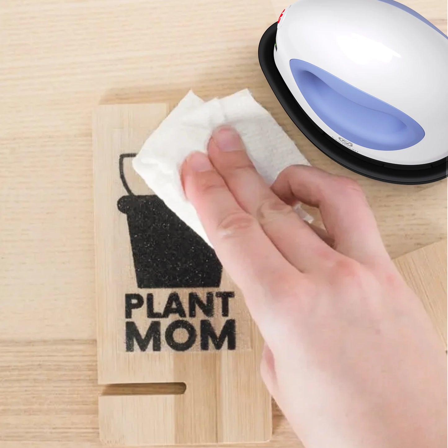 MiniA Heat Press Mini Heat Press Machine for T Shirts, Hats, Heating Transfer Projects,14 Levels Temperature Setting