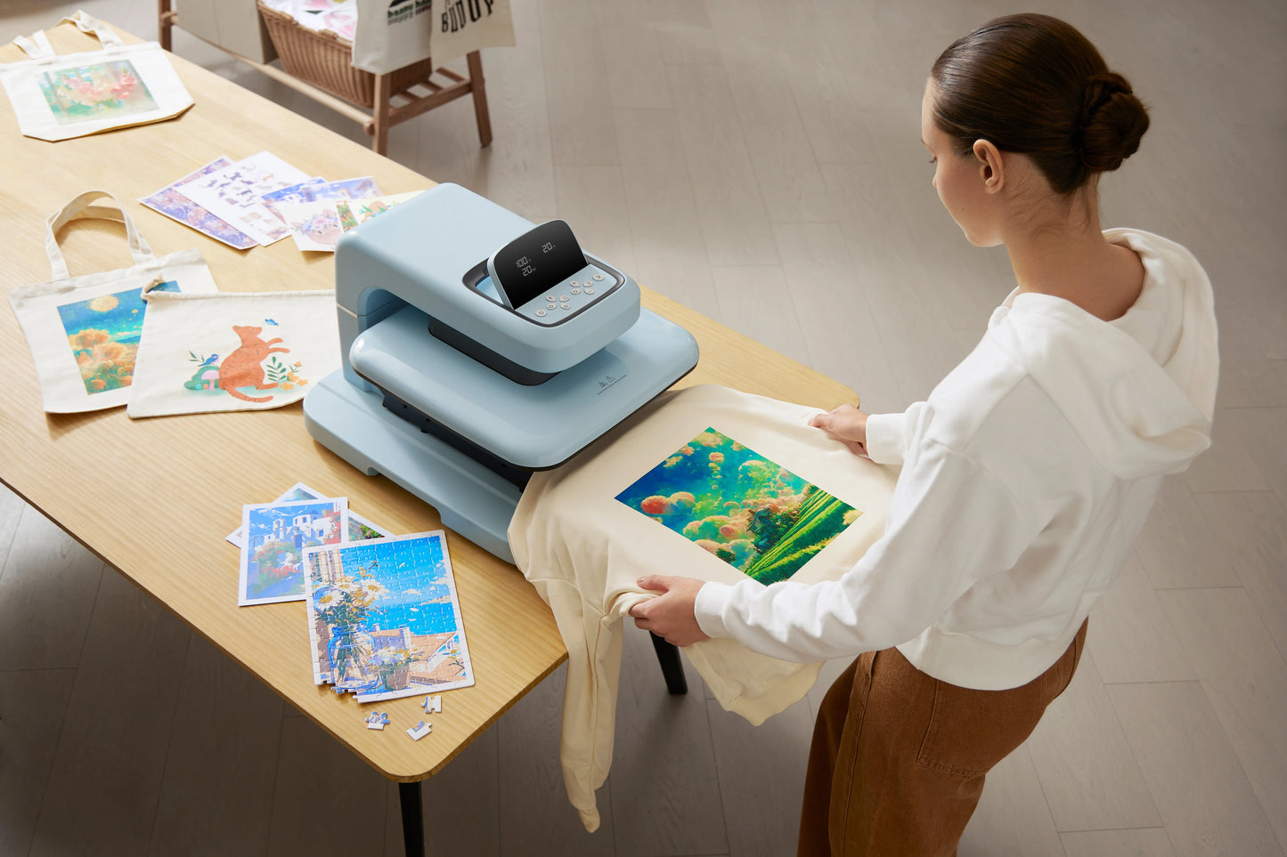 HTVRONT Auto Heat Press 2 -Heat Press Machine Heats Up Fast and Evenly 15x15 for T Shirts HTV, Sublimation, Heat Press Projects