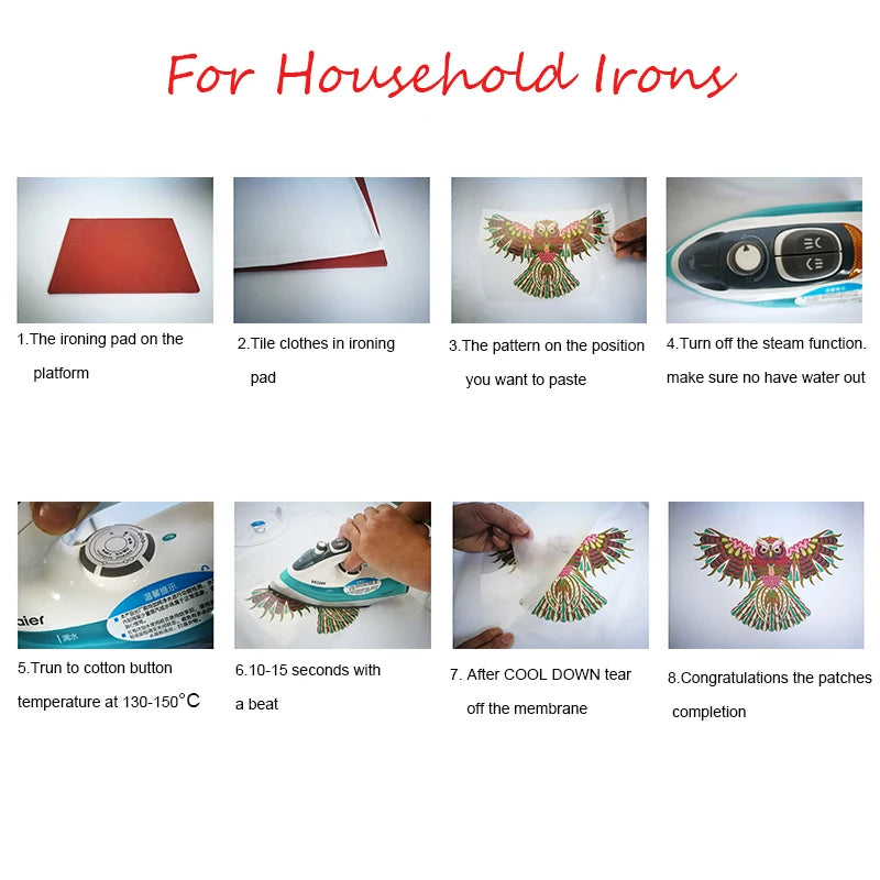 Heat Transfer Stickers For Clothing Shoes Heat Transfer Stickers Or Clothing Men's and Women's Hoodies DIYT Shirt Jacket Patches