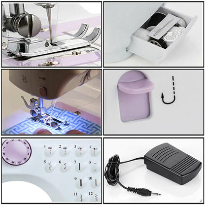 Electric Sewing Machine for Beginners - Adjustable Speed