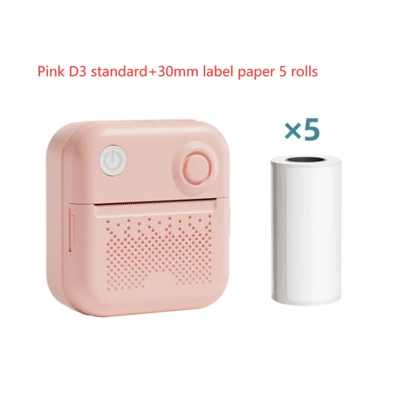 Mini Label Printer Student Pocket Portable Printer
